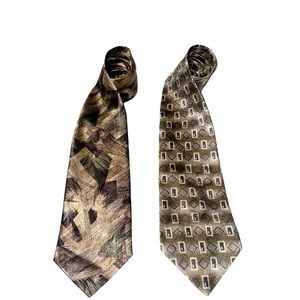 Men’s StringBeans Set of Two 100% Polyester Neck Ties